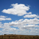 What kind of weather should you expect after seeing these clouds called Cumulus humilis?