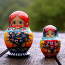 What are Russian dolls that fit one inside the other called?