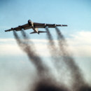 What is this B-52 bomber doing?